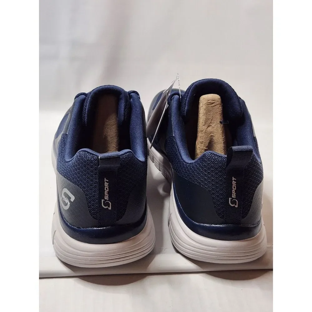 S Sport by Skechers Memory Foam Lace-up Sneakers Men's 11 Dark Blue